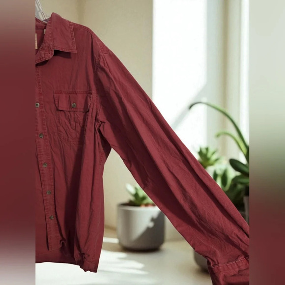 Red Head Brand Co. Men's Burgundy Button-Up Shirt Size Large (EUC) - Picture 7 of 11
